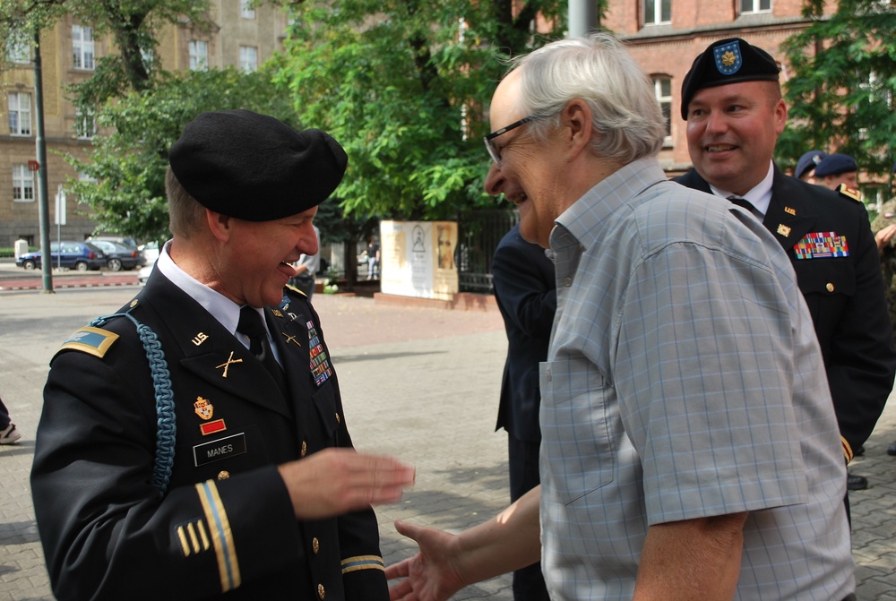 Area Support Group Poland Participates in the Warsaw Uprising 75th Anniversary Celebration in Poznan, Poland