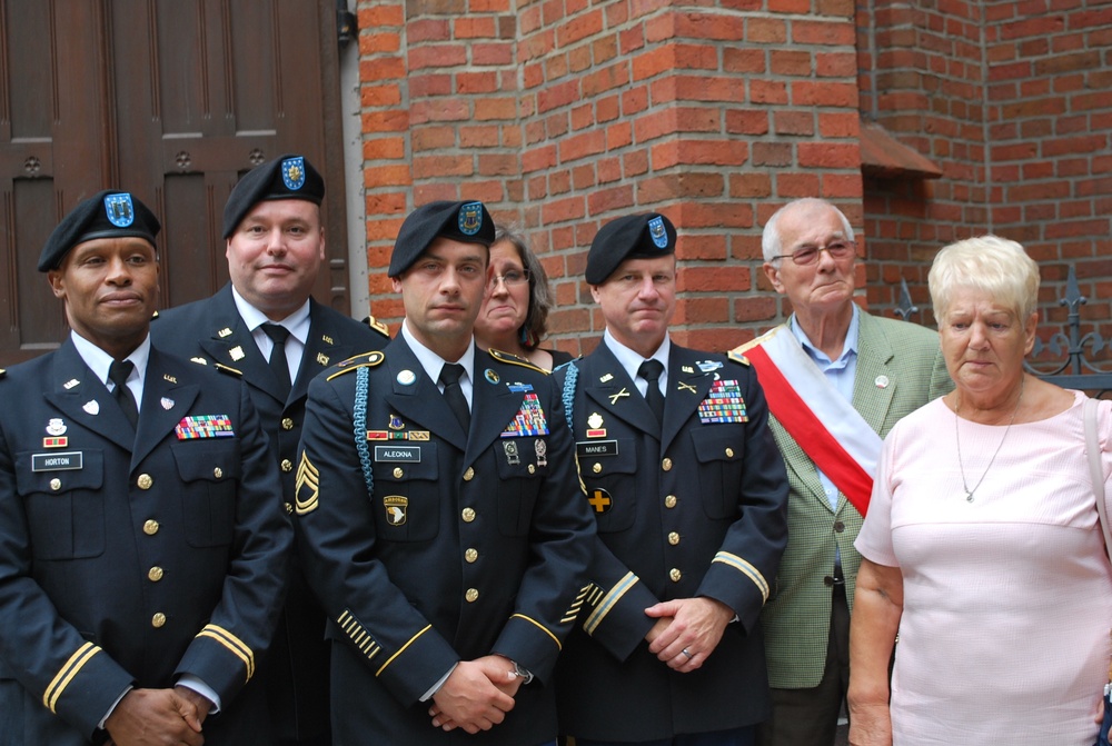 Area Support Group Poland Participates in the Warsaw Uprising 75th Anniversary Celebration in Poznan, Poland