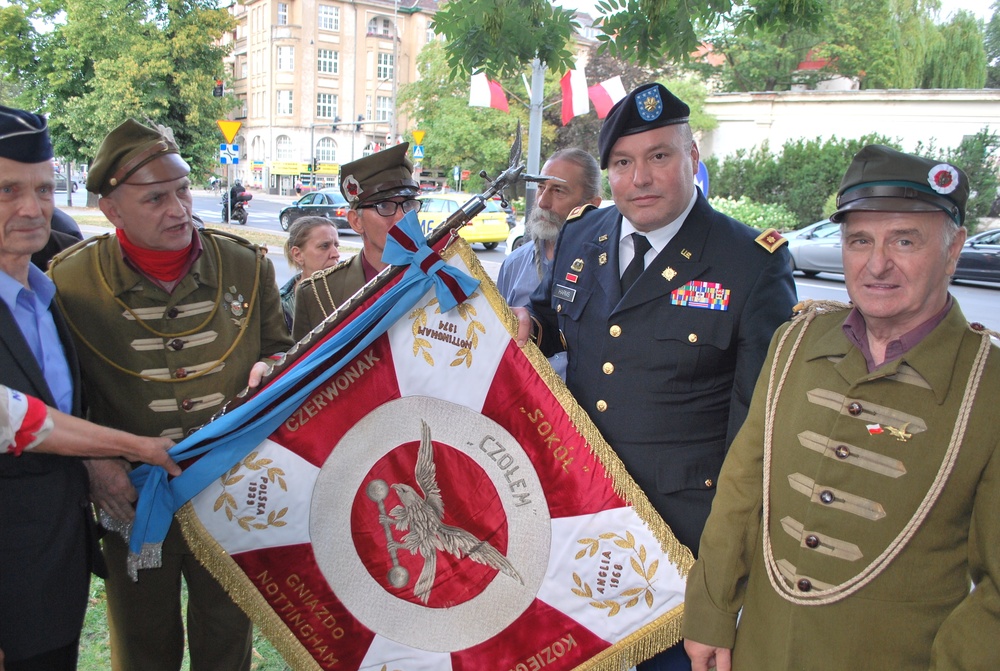 Area Support Group Poland Participates in the Warsaw Uprising 75th Anniversary Celebration in Poznan, Poland