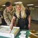 A joyful Army moment - Cutting the change of command cake