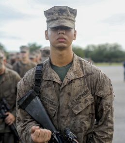 Marine overcomes injury to complete 19-month recruit training journey