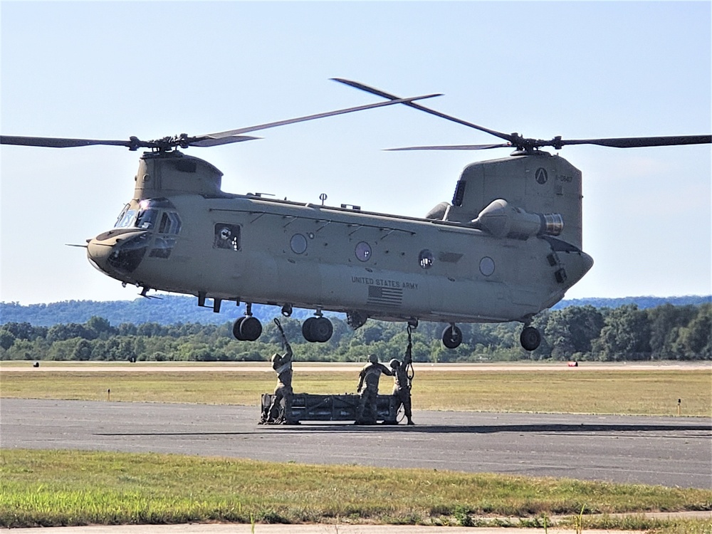 89B Ammunition Supply Course students build sling-loading skills at Fort McCoy