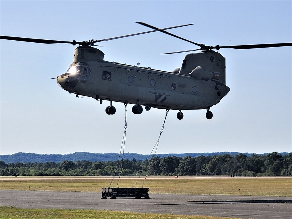 89B Ammunition Supply Course students build sling-loading skills at Fort McCoy