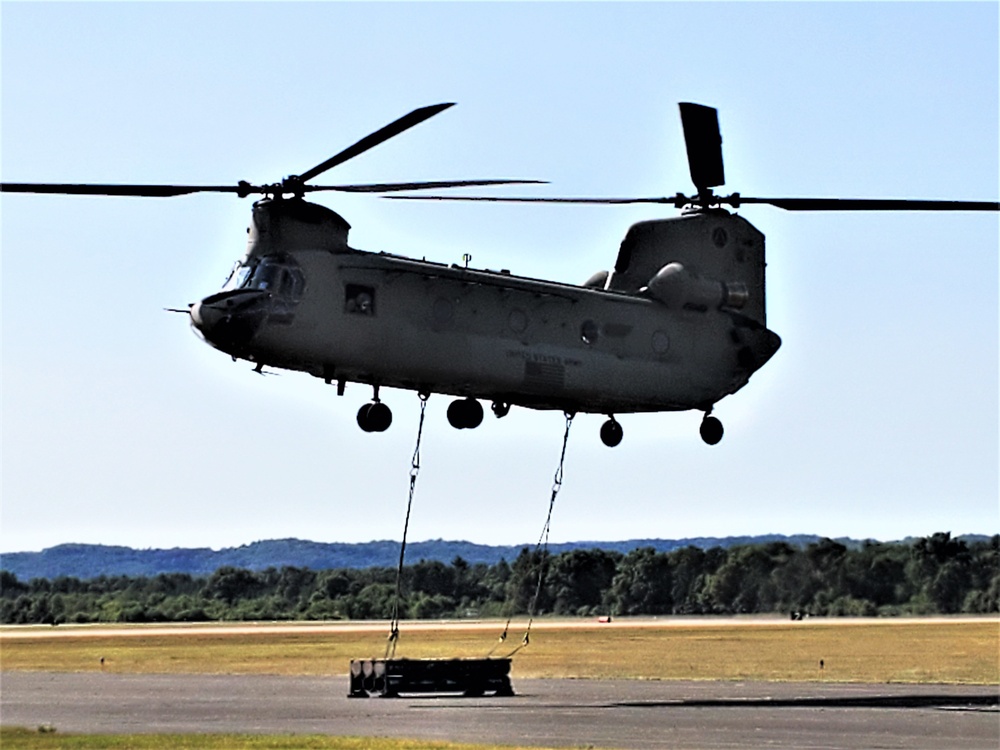 89B Ammunition Supply Course students build sling-loading skills at Fort McCoy