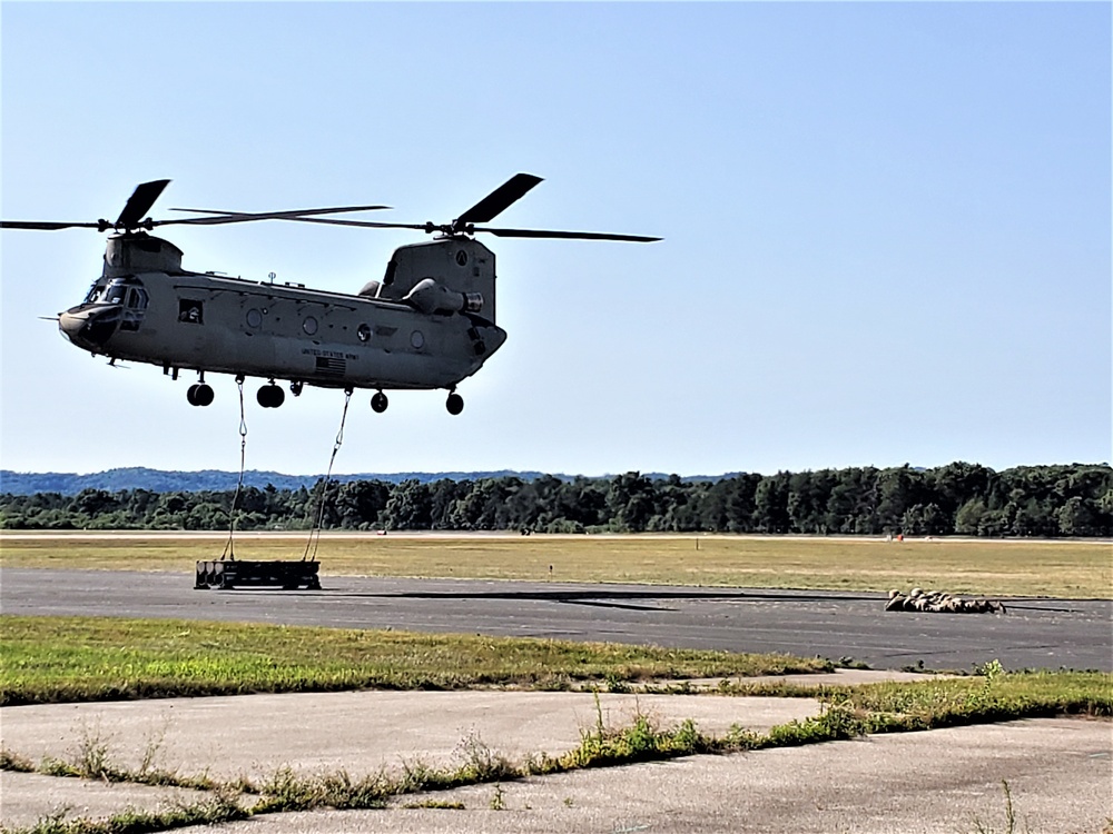 89B Ammunition Supply Course students build sling-loading skills at Fort McCoy