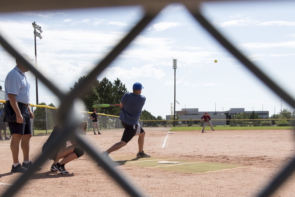 4SOPS defeats 1SOPS during intramural softball championships 4SOPS defeats 1SOPS during intramural softball championships