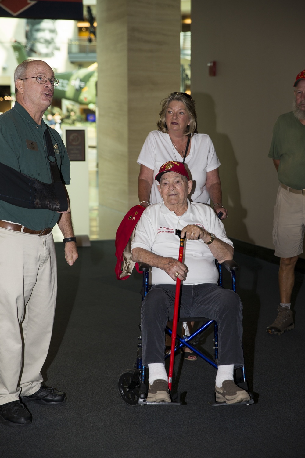 IWO JIMA VETERAN CELEBRATES 99TH BIRTHDAY AT NATIONAL MUSEUM OF THE MARINE CORPS