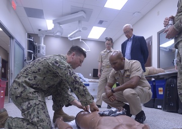 Navy Surgeon General Attends Board of Regents Quarterly Meeting