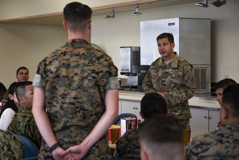 US Forces Japan senior enlisted leader visits MCAS Iwakuni