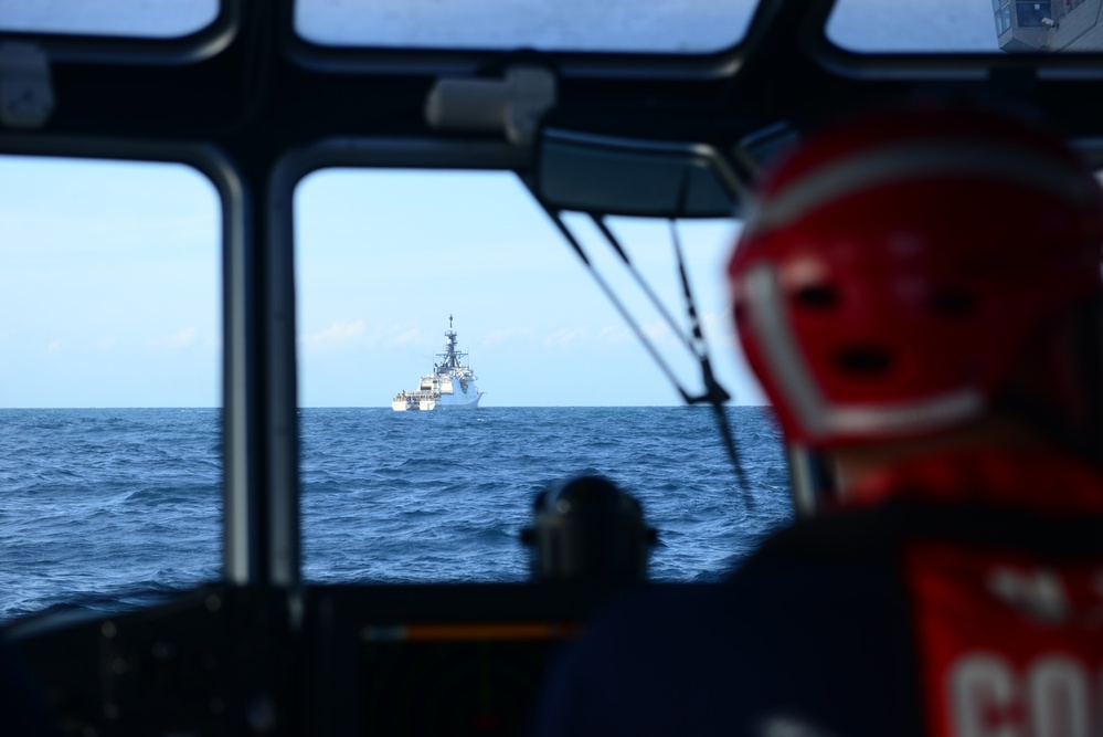 Coast Guard Cutter Stratton particpates in CARAT Indonesia 2019