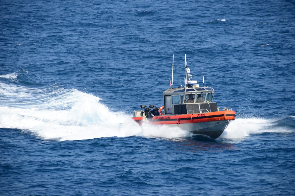 Coast Guard Cutter Stratton particpates in CARAT indonesia 2019