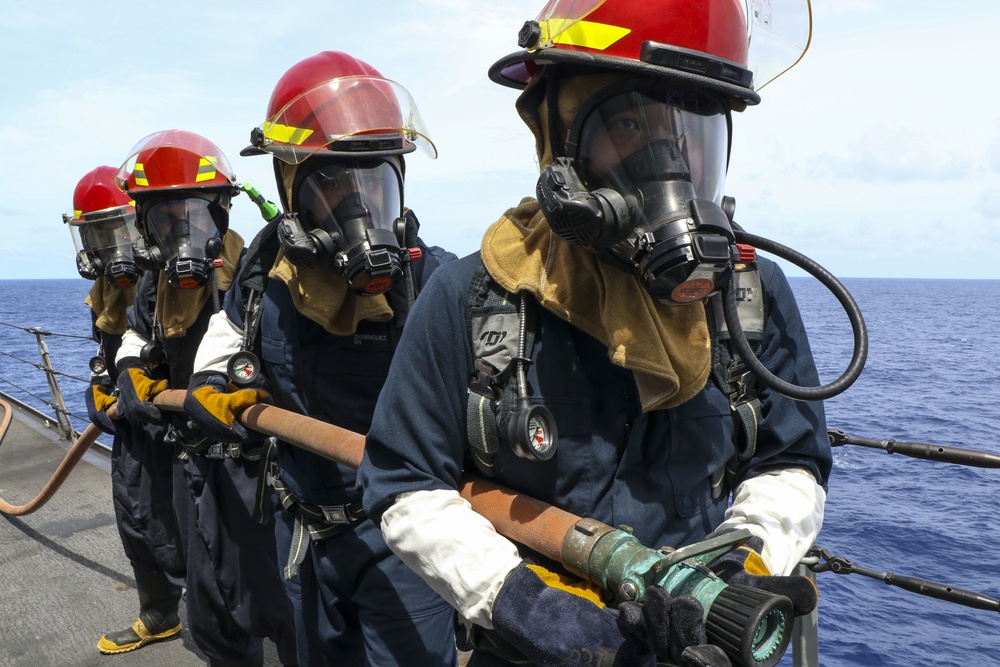USS Green Bay (LPD 20) Damage Control Training Team