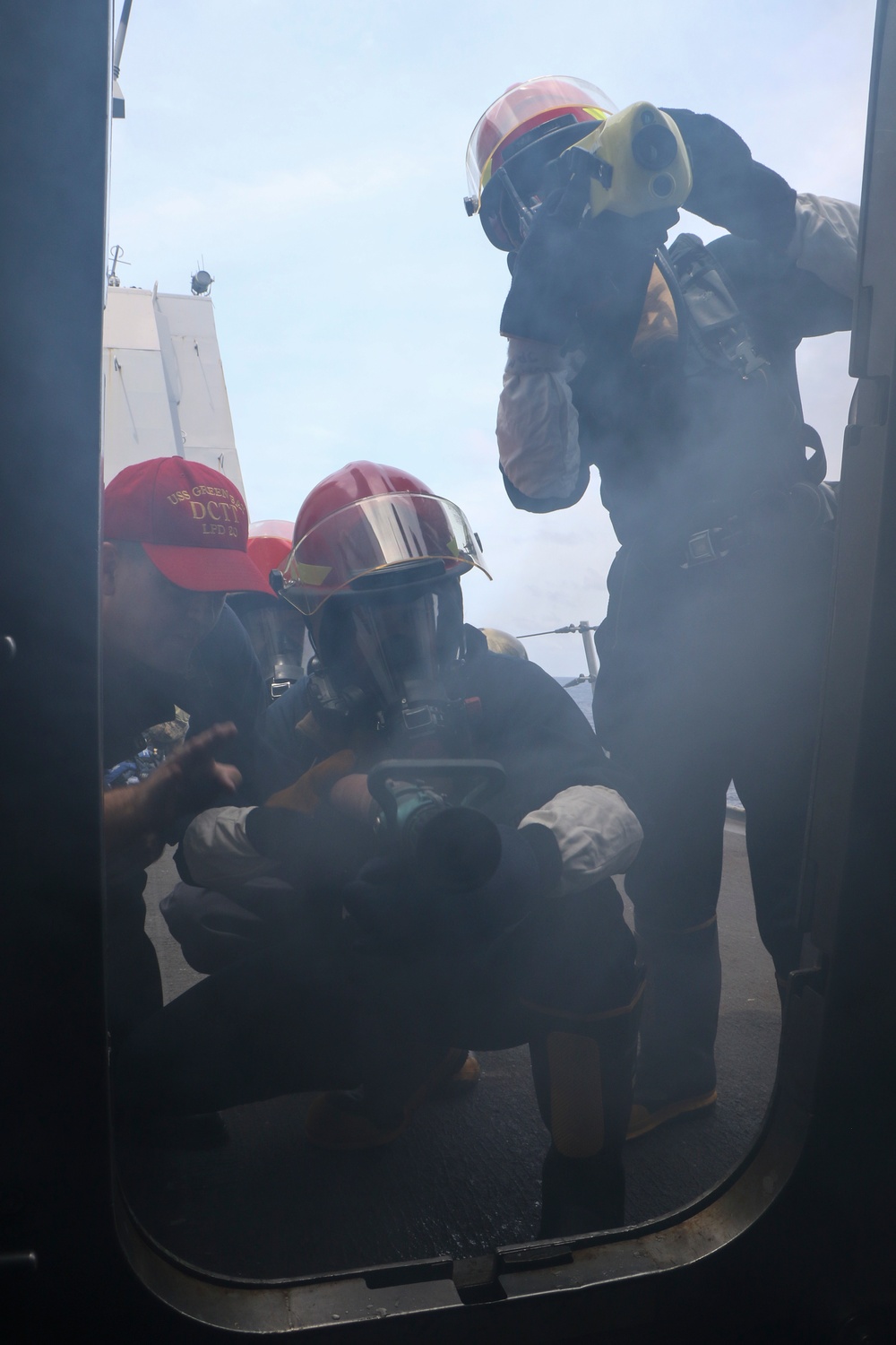 USS Green Bay (LPD 20) Damage Control Training Team