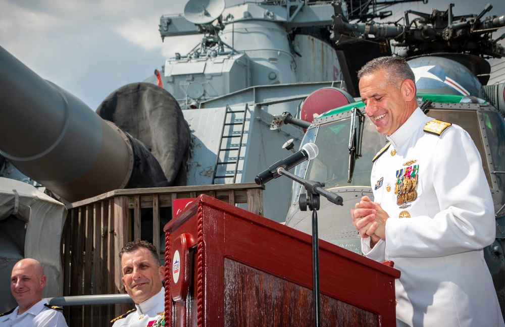 DVIDS - Images - Capt. James Raimondo retirement ceremony aboard USS New  Jersey [Image 9 of 9]