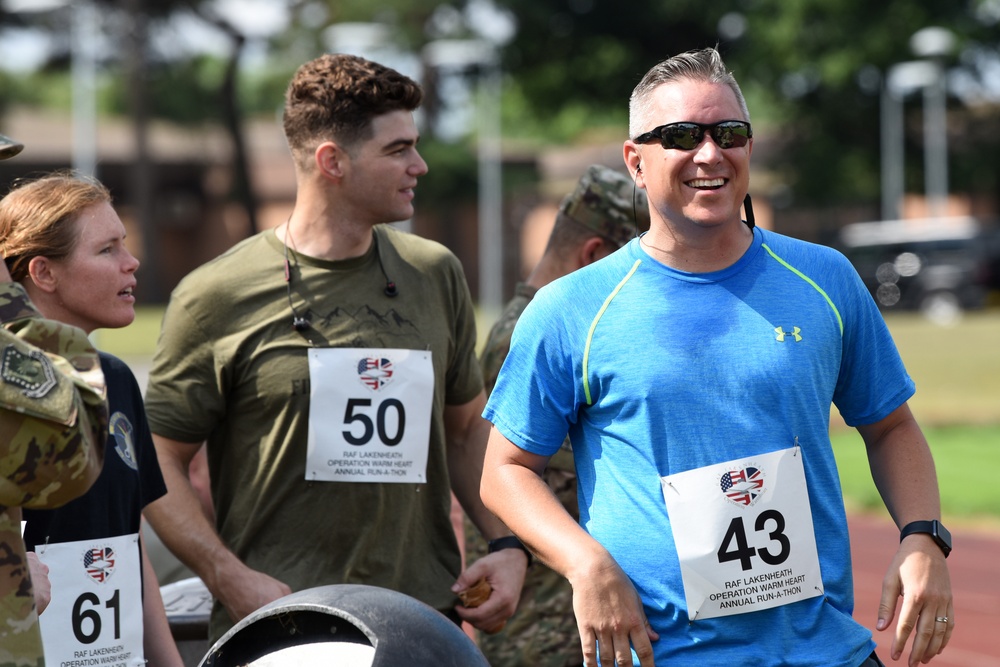 Lakenheath First Sergeant Council hosts Operation Warm Heart run-a-thon