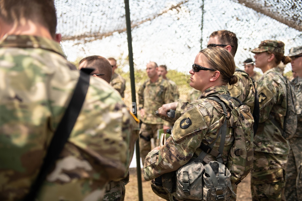 134th Brigade Support Battalion Logistic Briefing at XCTC 19-06