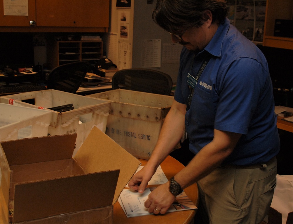 Preparing quarterly publication for mailing