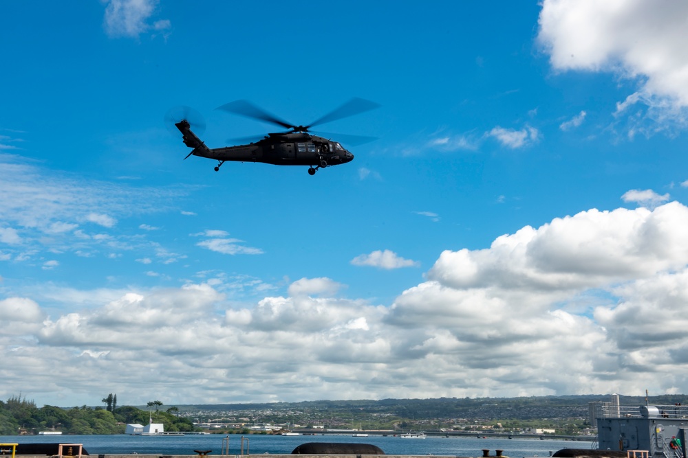 Army Blackhawks land on JBPHH