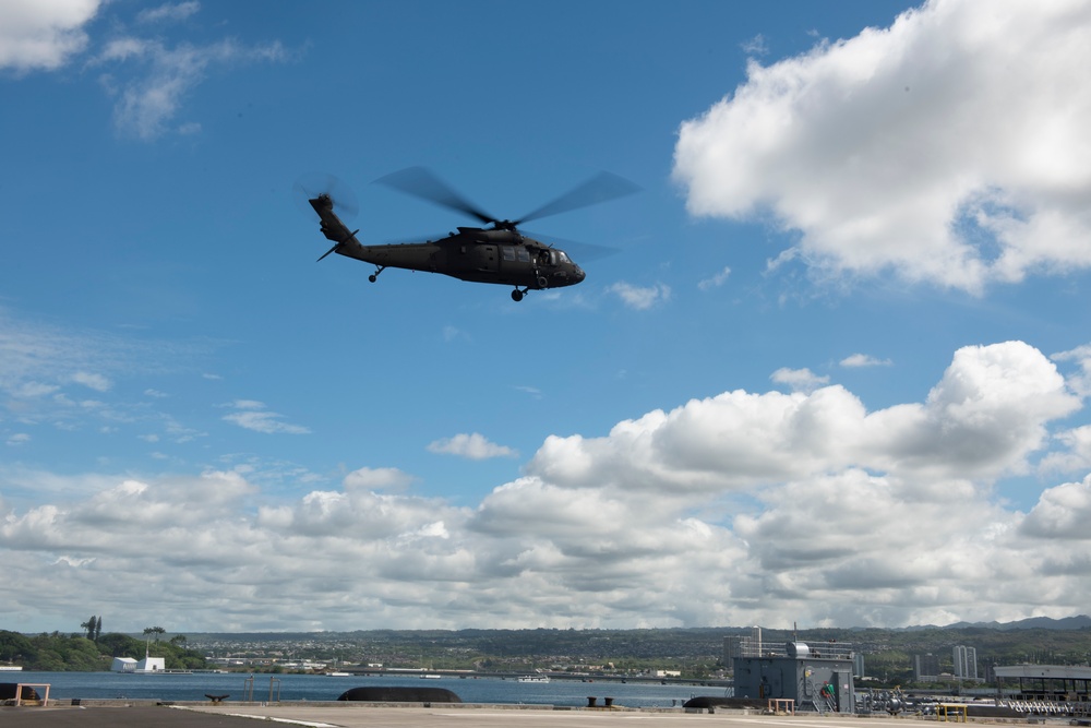 Army Blackhawks land on JBPHH