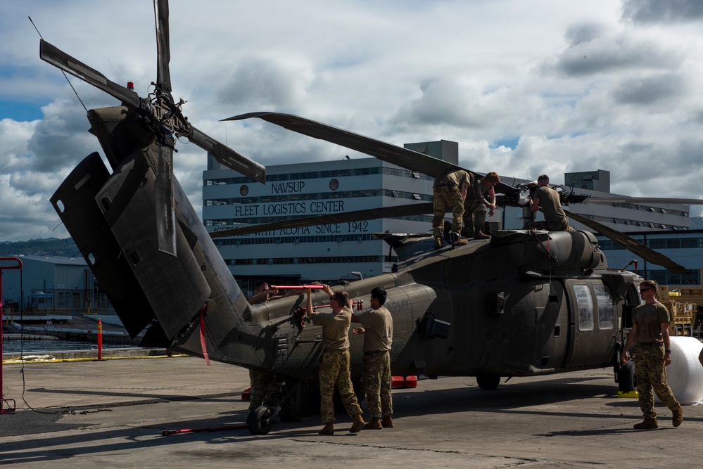 Army Blackhawks land on JBPHH