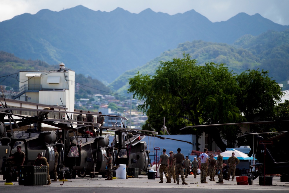 Army Blackhawks land on JBPHH