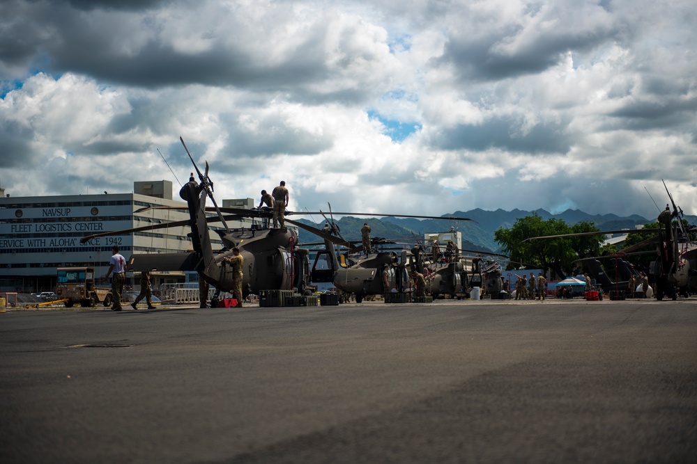 Army Blackhawks land on JBPHH