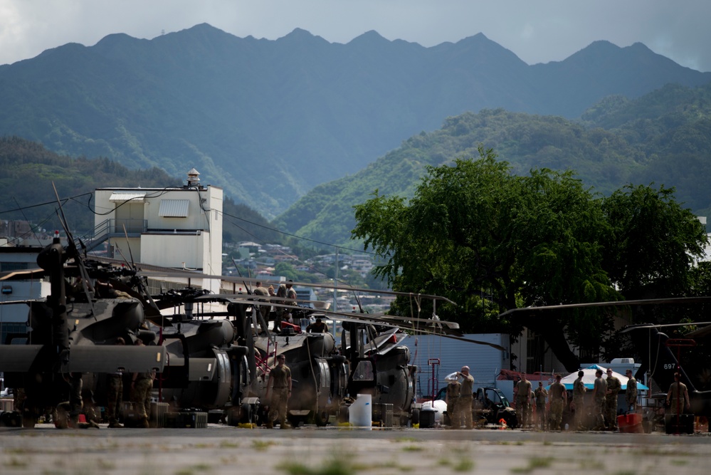 Army Blackhawks land on JBPHH