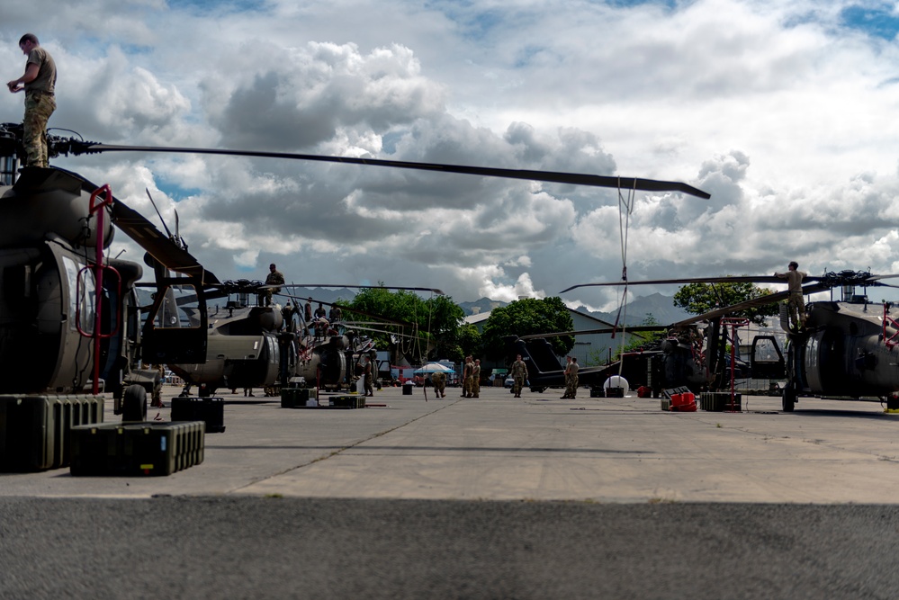 Army Blackhawks land on JBPHH