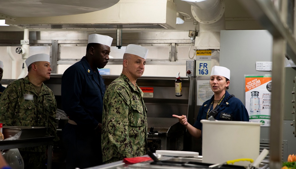 VCON and MCPON visit