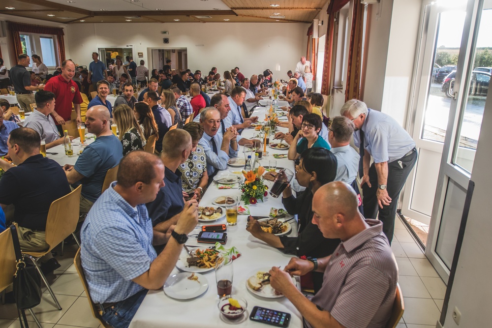 1st Combat Aviation Brigade attends the annual German/ American Friendship Dinner in Westheim