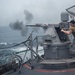 USS Leyte Gulf Conducts A Gun Shoot