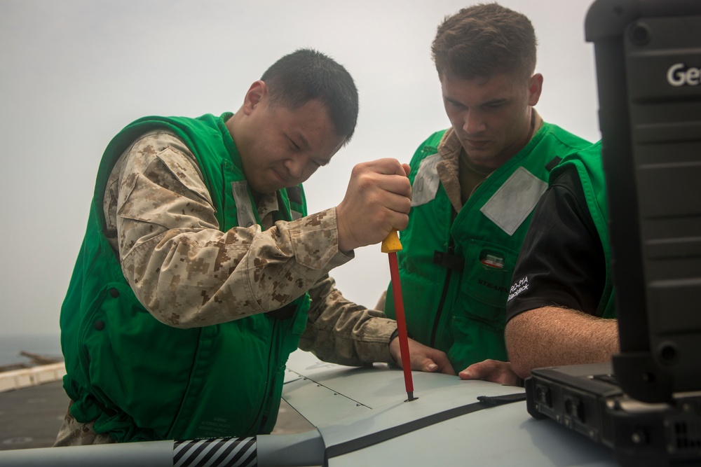 UAS Launch aboard USS John P. Murtha