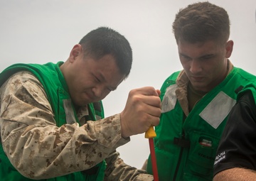 UAS Launch aboard USS John P. Murtha