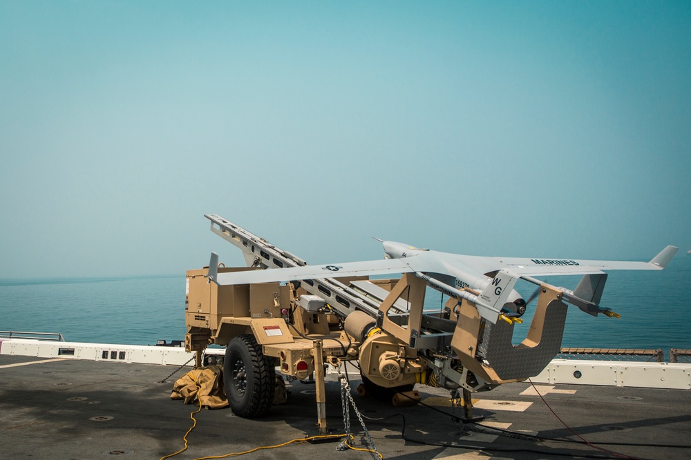 UAS Launch aboard USS John P. Murtha