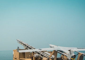 UAS Launch aboard USS John P. Murtha