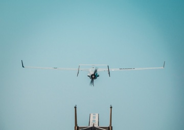 UAS Launch aboard USS John P. Murtha