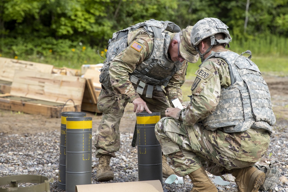 NY National Guard Soldiers train on IEDs at Fort Drum
