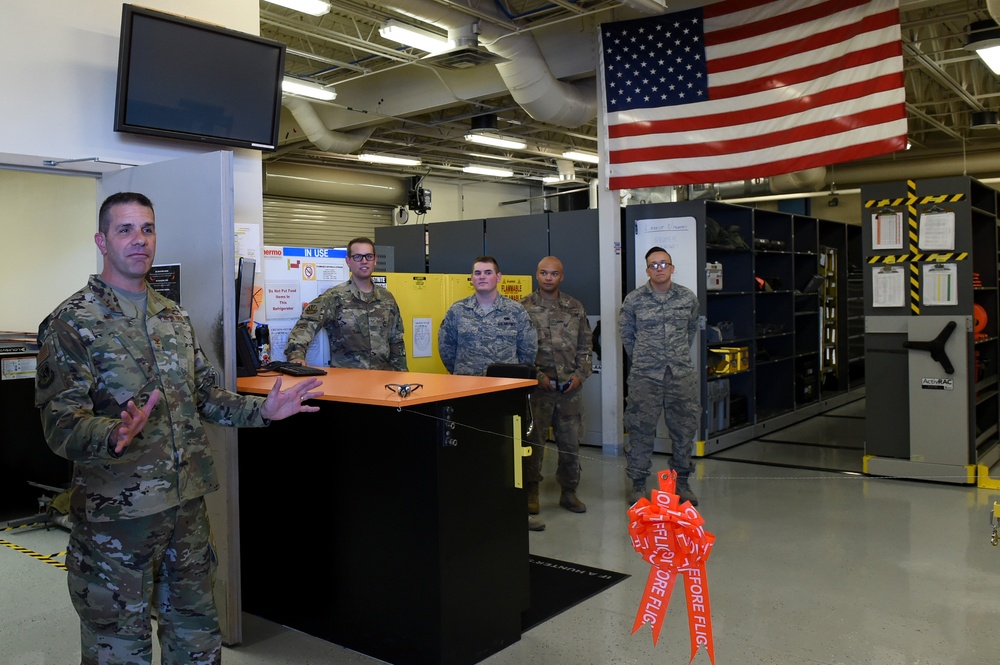 Tiger Airmen celebrate Maintenance Support Section Grand Opening