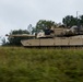 M1A2 Abram tank Troops drive down the road during a Combined Resolve training exercise in Grafenwoehr Training Area, August, 8, 2019.