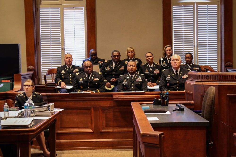 167th Theater Sustainment Command Completes 5th Annual Mock Trial