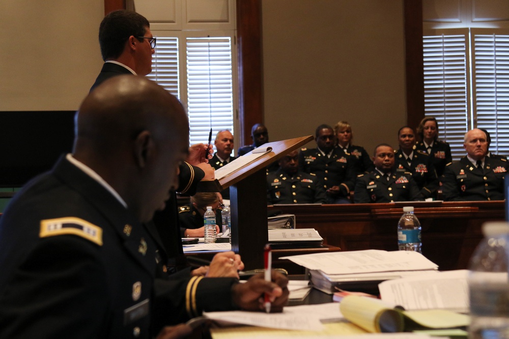 167th Theater Sustainment Command Completes 5th Annual Mock Trial