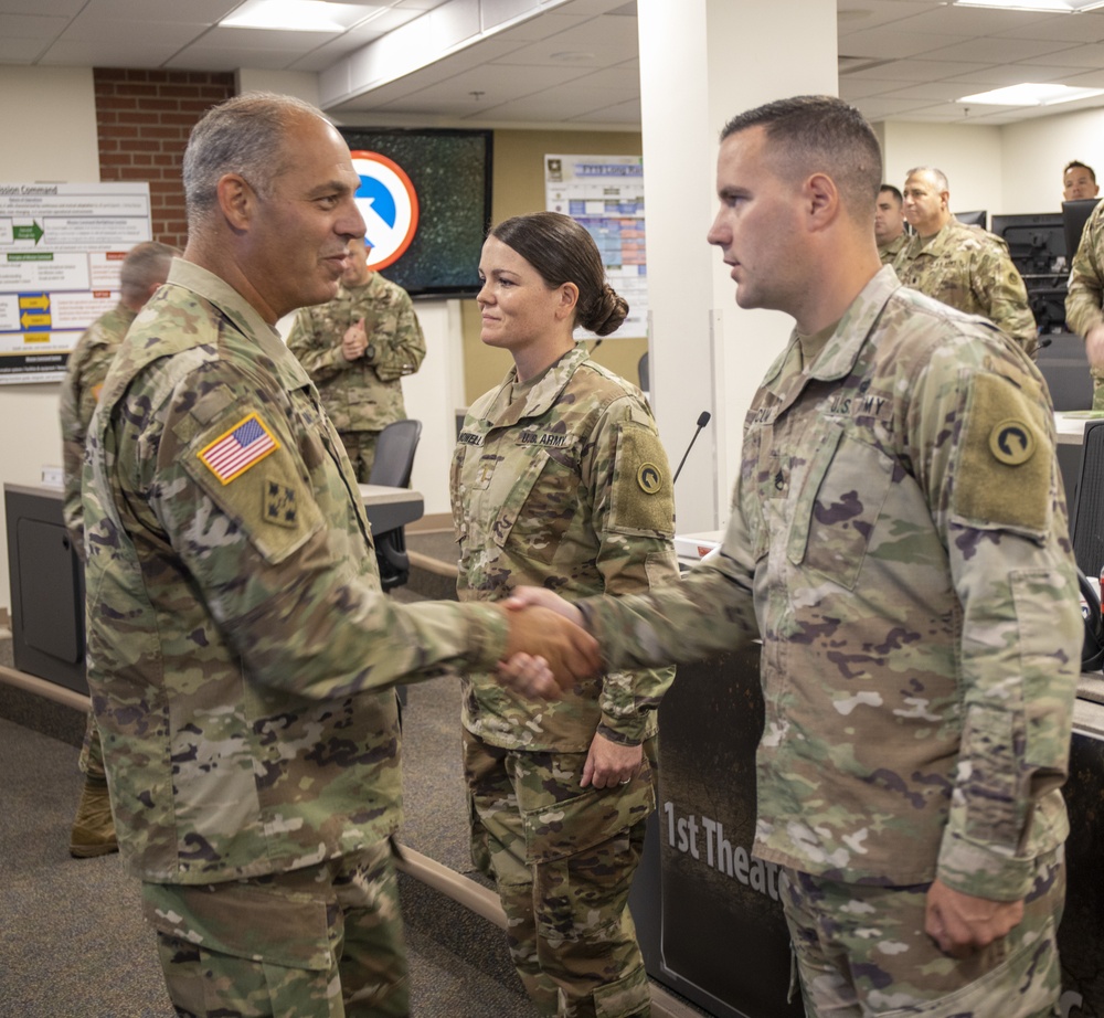 Gen. Perna visits 1st TSC