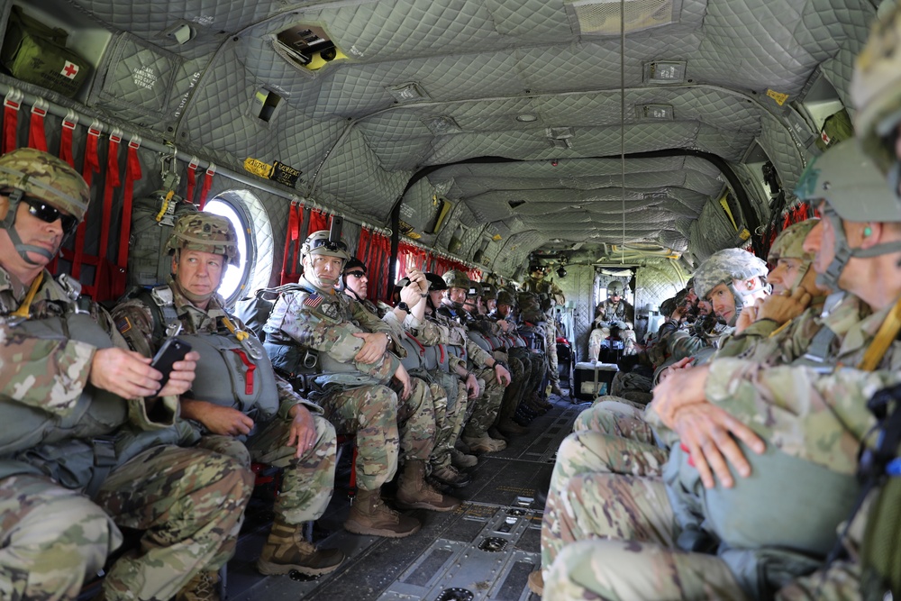 New York Army National Guard Aviators Assist in Leapfest Mission