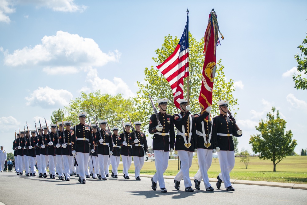 Military Funeral Honors with Funeral Escort for U.S. Marine Corps. Sgt. Meredith Keirn in Section 55