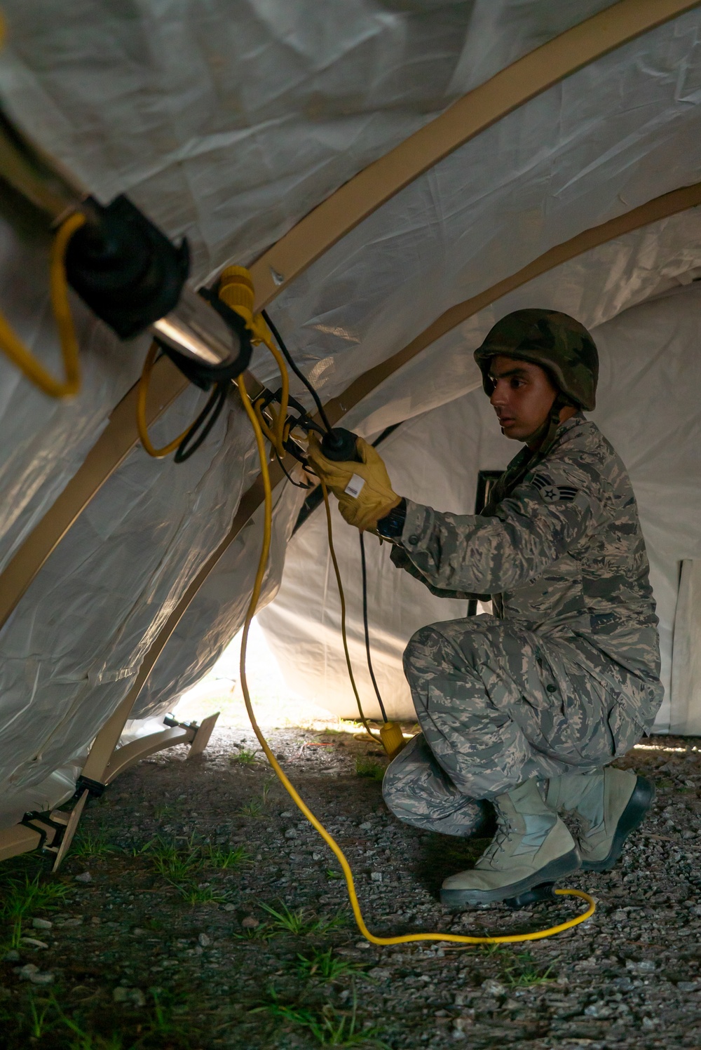 Patriot Warrior 2019: Reserve Citizen Airmen Assemble A Small Shelter System