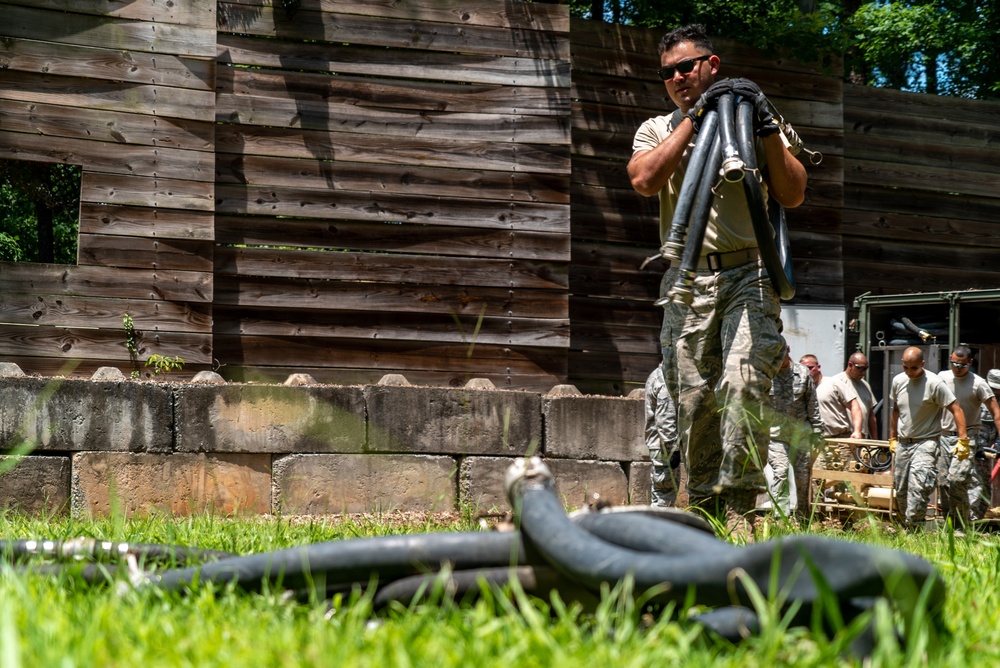 Patriot Warrior 2019: Legacy Shower And Shave Unit Assembly Training