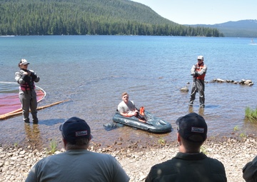 173rd Fighter Wing trains pilots in water survival techniques with the help of SERE instuctors