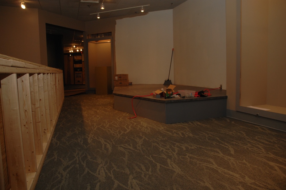 New exhibit spaces for upcoming Vietnam War exhibit