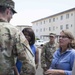 SECDEF spouse tours Yokota Air Base
