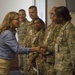 SECDEF spouse tours Yokota Air Base